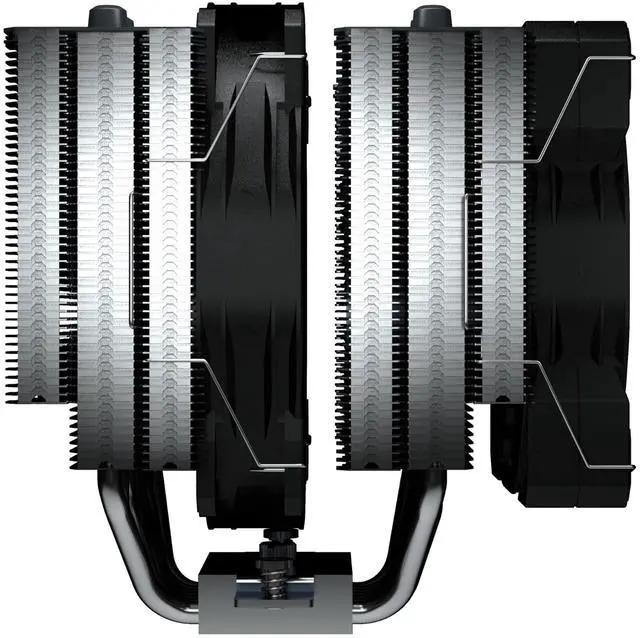 Alt view image 3 of 5 - Cougar Forza 135 Superior Dual Tower Air Cooler with 7 Heat Pipes paired with Two high-Performance Fans for The Balance Between Ultra-Silent Operation and Extremely Cooling