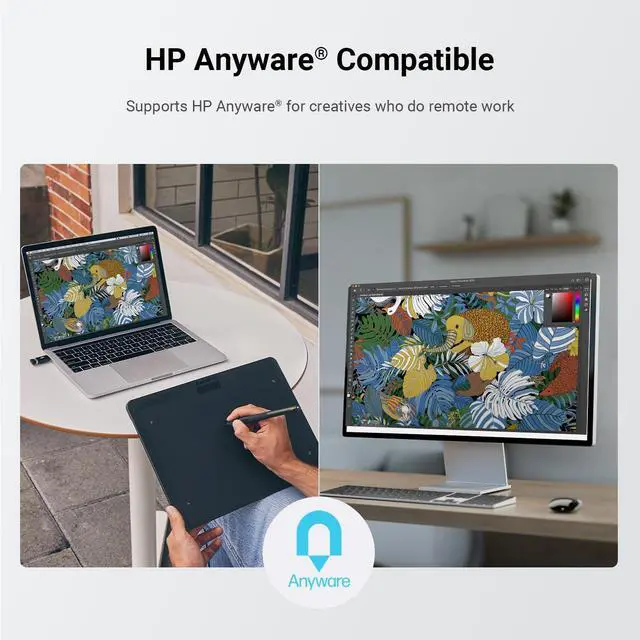 Alt view image 5 of 5 - Xencelabs Pen Tablet Medium v2, Drawing Tablet, Studio Level Graphic Tablet, Includes Two v2 Pens, HP Anyware Support, Private Bluetooth 5.0 Wireless Connection for Win/Mac/Linux