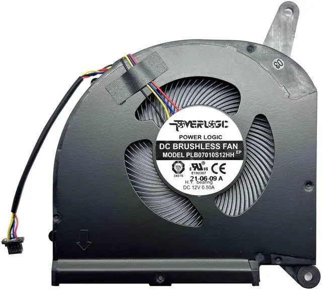 Alt view image 4 of 5 - BestParts New Genuine CPU+GPU Cooling Fan Replacement for Gigabyte AERO 15 (RTX 30 Series), for AERO 15 XC, P/N: RP75XC, PLB07010S12HH (Not OLED Version)