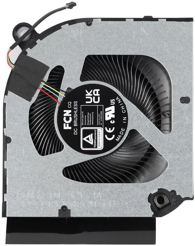 Alt view image 3 of 5 - YAEHUYING New CPU+GPU Cooling Fan Replacement for Acer Predator Helios Neo 16 500 PHN16-71 PHN16-71-5606 PHN18-71 N22Q22 P/N: FQ1H DFSCL12E16486M FQ1J DFSCK22D05883M 12V 1A Fan