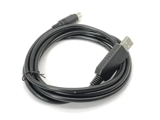 Alt view image 4 of 5 - RIKYJIC FT232RL USB Male to Mini Din 6-Pin Male Round Head Cable for Schneider Sepam RS232 Communication (3 Meter)