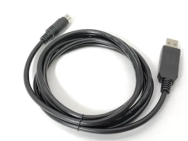 Alt view image 5 of 5 - RIKYJIC FT232RL USB Male to Mini Din 6-Pin Male Round Head Cable for Schneider Sepam RS232 Communication (3 Meter)