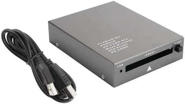 Main image of PC Card ReaderUSB2.0 Interface PCMCIA Card Reader68PIN ATA Flash PCMCIA PC Card to USB 2.0 Industrial Grade Card ReaderPlug and PlayCompatible with Multiple Systems