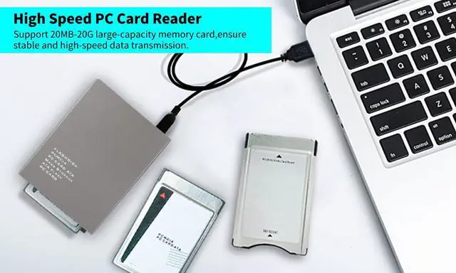 Alt view image 3 of 5 - PC Card ReaderUSB2.0 Interface PCMCIA Card Reader68PIN ATA Flash PCMCIA PC Card to USB 2.0 Industrial Grade Card ReaderPlug and PlayCompatible with Multiple Systems