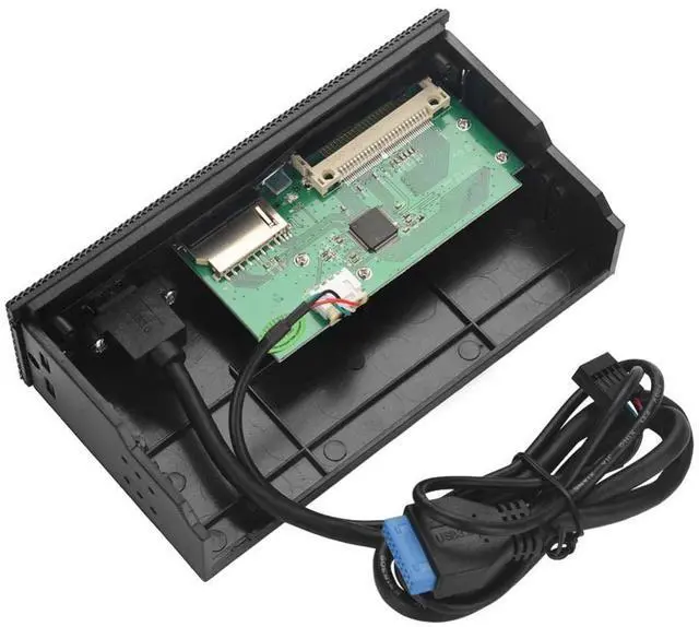 Alt view image 3 of 5 - Front Panel USB 3.0 6 Port, PC Internal Reader with USB 3.0 Port, M2//MS/XD/CF/TF Reader for 5.25" Computer Case Front Bay