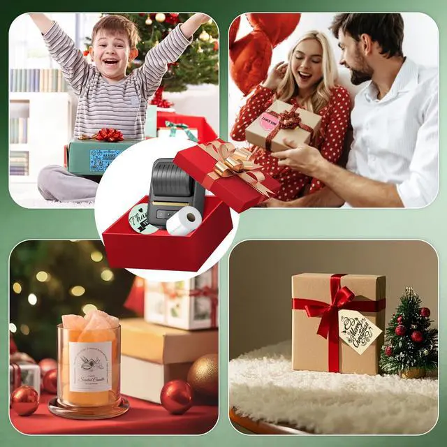 Alt view image 2 of 5 - Label Maker Machine with Tape, 2 Inch Portable Bluetooth Label Makers, N20 Wireless Thermal Label Printer for Small Business, Office, Home, School, Barcode Address Logo Inkless Labeler for Phone