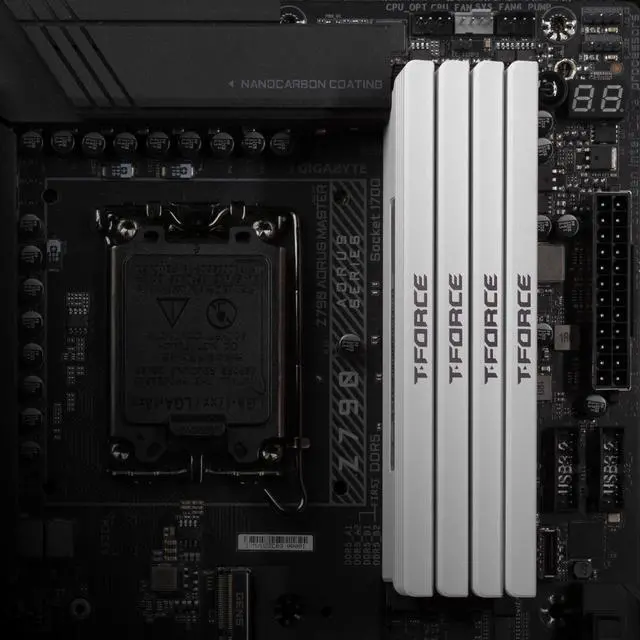 Alt view image 5 of 5 - TEAMGROUP T-Force XTREEM DDR5 Ram 48GB (2x24GB) 7200MHz PC5-57600 CL34 M-DIE Desktop Memory Module Ram for Intel XMP 3.0 & AMD Expo Compatible White FFWD548G7200HC34ADC01