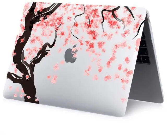 Alt view image 5 of 5 - Compatible with MacBook 12 Inch Case Cover A1534 2015 2016 2017 2018 Released with Retina Display, Hard Plastic Protective Case and Keyboard Skin Bundle for MacBook Retina 12", Pink Flowers