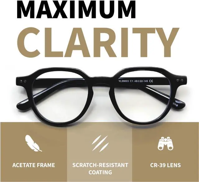 Alt view image 5 of 5 - Xenvue Blue Light Blocking Glasses for Men  Premium + Stylish Computer and Screen Eyewear, Reduce Eye Strain