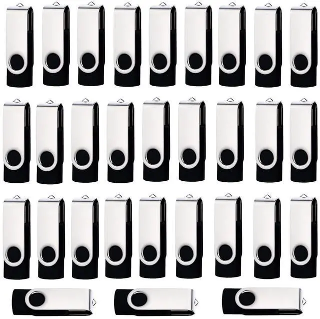 Main image of lcwamy 8GB USB Flash Drive 50 Pack Bulk USB Flash Drives Thumb Drive 50 Pack USB2.0 Flash Drive 8GB Pen Drive USB Drive Pack USB Memory Stick (Black, No Logo)