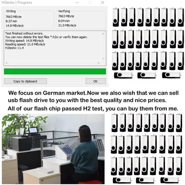 Alt view image 3 of 4 - lcwamy 8GB USB Flash Drive 50 Pack Bulk USB Flash Drives Thumb Drive 50 Pack USB2.0 Flash Drive 8GB Pen Drive USB Drive Pack USB Memory Stick (Black, No Logo)