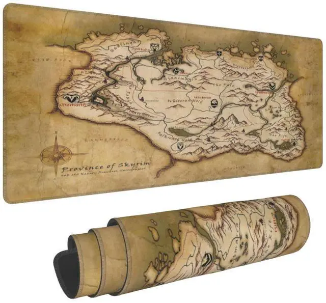 Main image of Generic Mouse Pad Non-Slip Rubber Base Mouse Pad Waterproof Desk Writing Mat for Office Home 12x31.5in, Black5