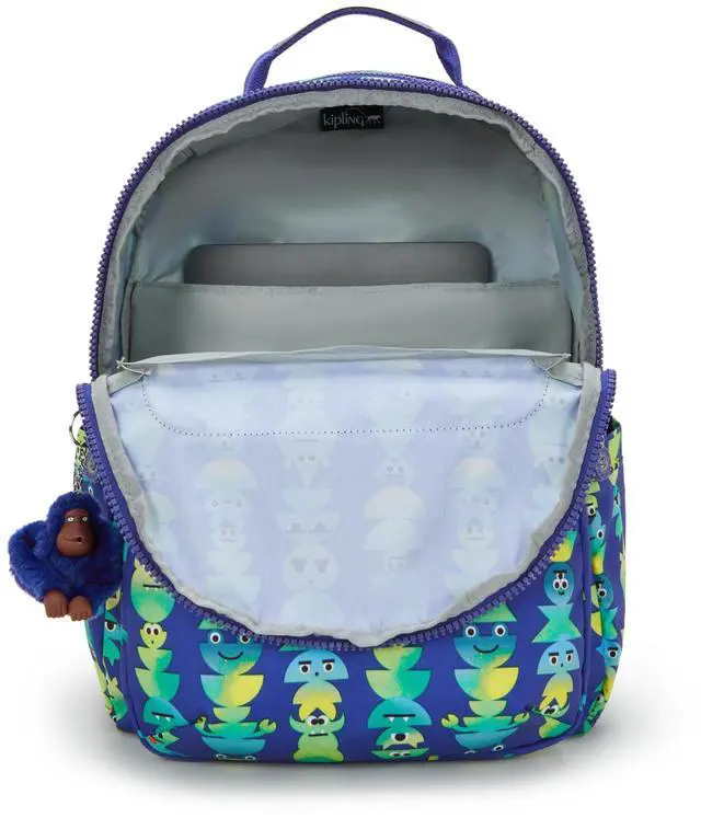 Alt view image 3 of 5 - Kipling Women's Seoul 15" Laptop Backpack, Durable, Roomy with Padded Shoulder Straps, Built-In Protective Sleeve