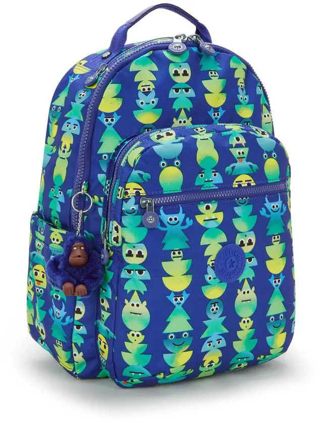 Alt view image 4 of 5 - Kipling Women's Seoul 15" Laptop Backpack, Durable, Roomy with Padded Shoulder Straps, Built-In Protective Sleeve