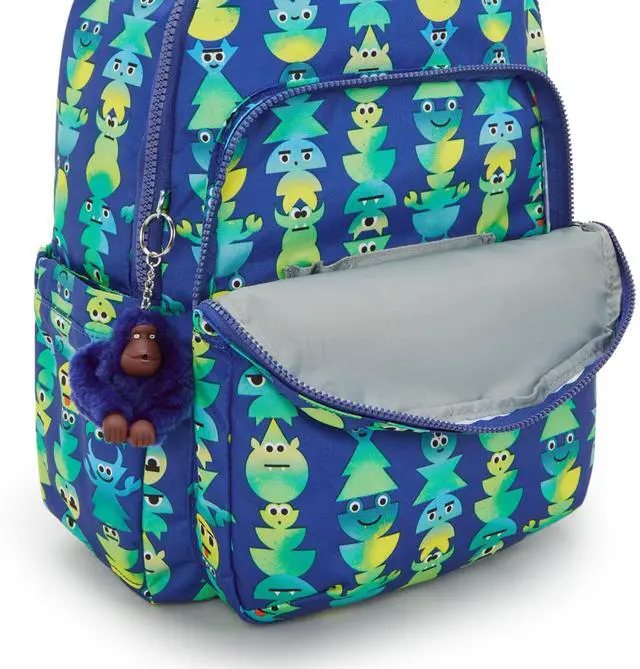 Alt view image 5 of 5 - Kipling Women's Seoul 15" Laptop Backpack, Durable, Roomy with Padded Shoulder Straps, Built-In Protective Sleeve