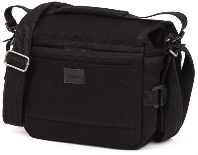 Alt view image 3 of 5 - Think Tank Photo Retrospective 5 V2.0 Small Canvas Shoulder Bag for Mirrorless or Standard DSLR, Black
