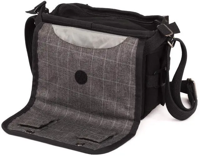 Alt view image 4 of 5 - Think Tank Photo Retrospective 5 V2.0 Small Canvas Shoulder Bag for Mirrorless or Standard DSLR, Black