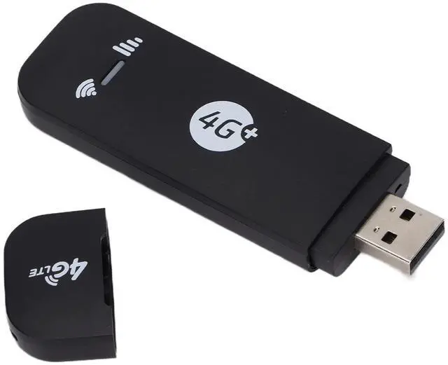 Alt view image 5 of 5 - 4G LTE Router, Portable Mobile 4G USB, 150Mbps USB Adapter, Strong Network Adapter for Laptop Computer, Desktop, 4G LTE Modem (Black)