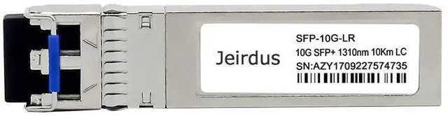 Main image of Jeirdus for Cisco SFP-10G-LR, 10G SFP LR SFP+ Transceiver Module, 10GBase-LR (SMF, 1310nm, 10KM, LC, DDM)