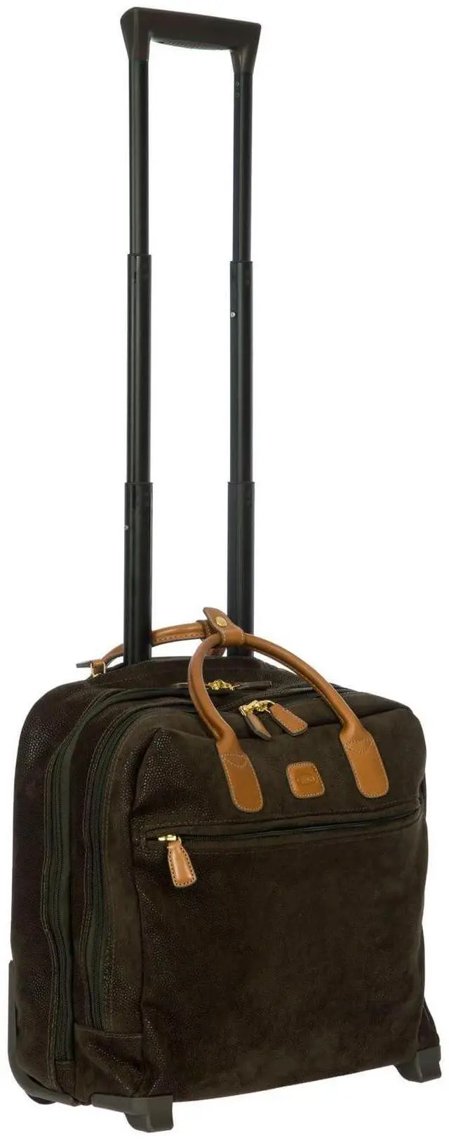 Alt view image 5 of 5 - Bric's Life Tropea Ultralight International Carry-on Laptop|tablet Pilot Case Spinner Carry-On Luggage, Olive