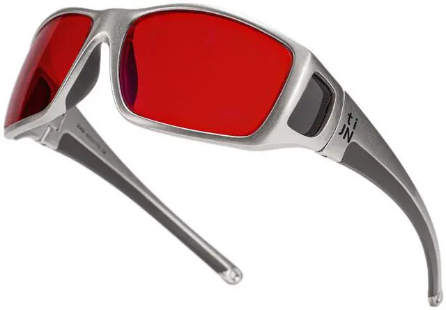 Main image of TIJN Sonia Sleep Glasses for Blue & Green Light Blocking,Red Lens with Dual AR Coating,Wraparound Frame for Gaming Screen