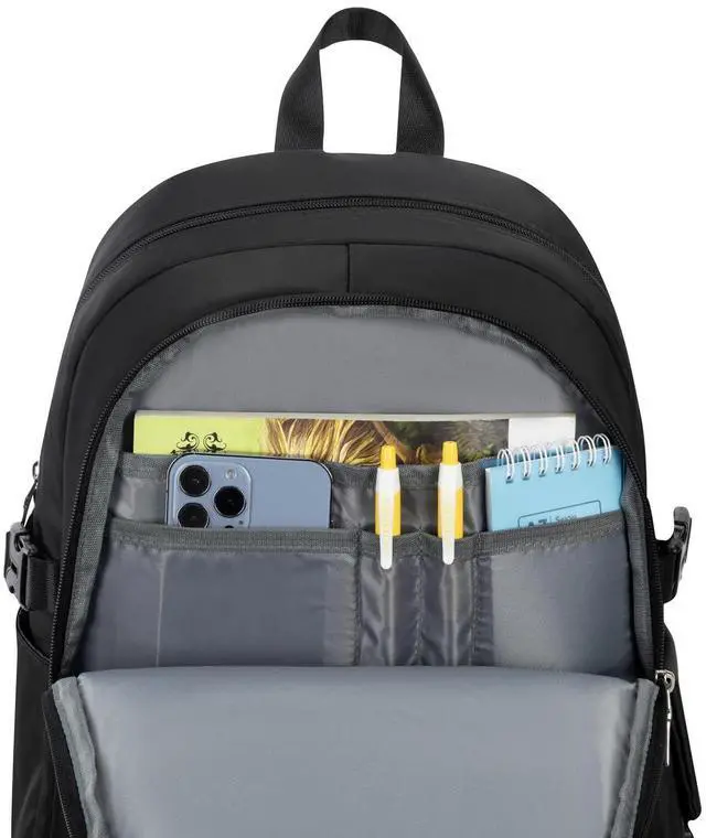 Alt view image 5 of 5 - Acmebon Girl Roomy Fashion Laptop Backpack Casual Daily Backpack for Women Black