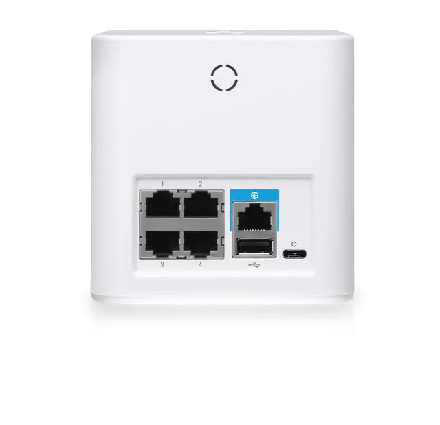 Alt view image 5 of 5 - AmpliFi HD Wifi Router by Ubiquiti Labs, Seamless Whole Home Wireless Internet Coverage, HD Wifi Router with Touchscreen Display, 4 Gigabit Ethernet, 1 WAN Port, Ethernet Cable, Expandable Mesh System