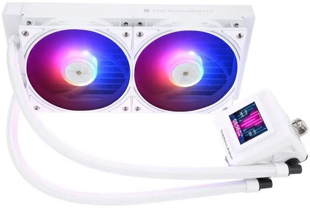 Main image of Thermalright FW SE 240 ARGB White CPU Water Cooler with 2 PWM ARGB Fans with 2000RPM,IPS LCD Screen with 320*240 Resolution,Liquid CPU Cooler with 2-in LCD Display,PC Cooler for AM5,Intel LGA1851/1700