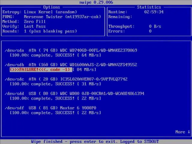 Alt view image 4 of 5 - HDD Hard Drive Permanent PC Disk Eraser  Bootable USB Flash Thumb Drive - Wipe Your Data Secuely - DOD (Department of Defense) IT Industry Standard Utility + Gift Packaging Box