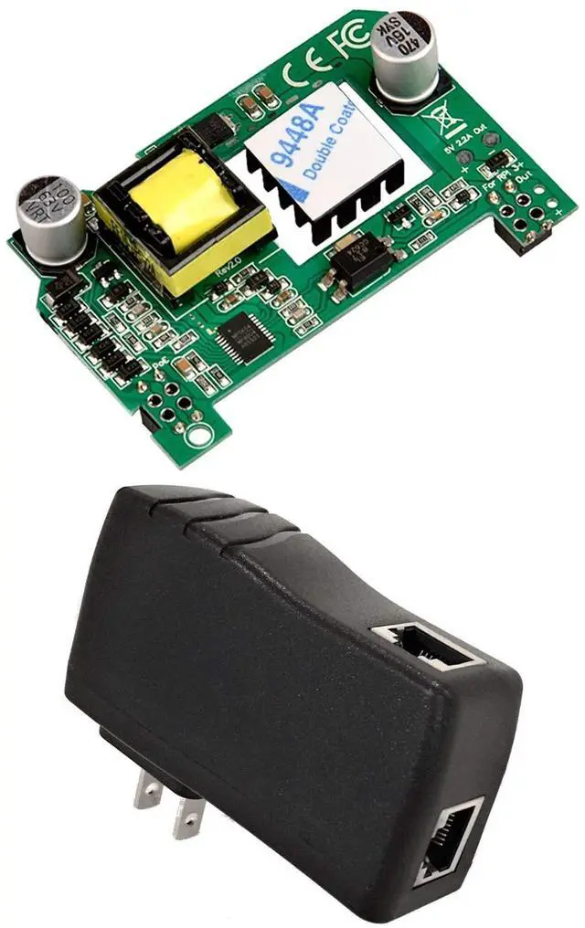 Main image of PoE Texas Raspberry Pi PoE Hat and Poe Texas PoE Injector - Single Port Power Over Ethernet Passive PoE Adapter