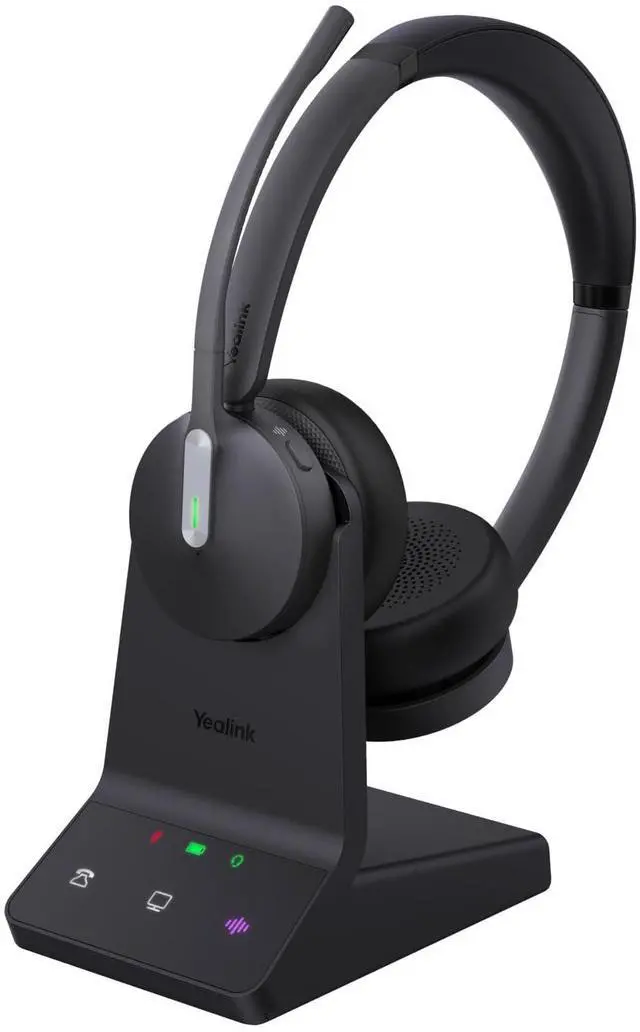 Main image of Yealink WH64 Dual UC Headphone Base Station Included - Universal Compatibility, Two-Ear Design, Noise Reduction, USB Connection