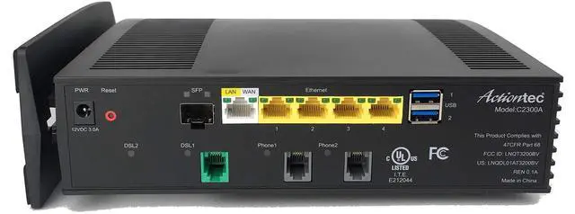 Alt view image 2 of 2 - Actiontec C2300A Bonded VDSL2/G Wireless AC Gateway for Centurylink
