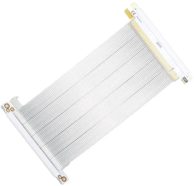 Main image of PCI-E 16x Extreme High Speed Riser Cable/Dual Reverse Connectors/Graphics Card GPU Ready/Compatible with K Series Chassis/18.5cm(Total Length: 20cm) (SG41 (PCIE 4.0 v2))