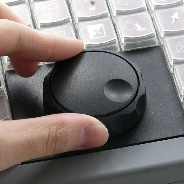 Alt view image 5 of 5 - X-keys USB Programmable Jog & Shuttle Control for Editing or Instant Replay (68 Key, XK-68 JGS)