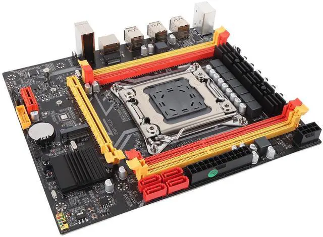 Main image of Computer Motherboard with X79 Chipset, 4 DDR3 RAM Slot, 128GB Capacity, for E5 V1 V2, for i7 3th 4th Gen Processors, PC Gaming Motherboard Support 1066, 1333, 1600, 1866MHz