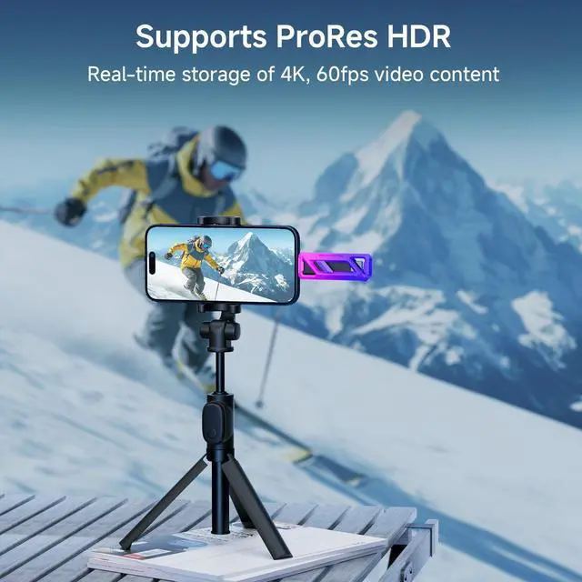 Alt view image 4 of 5 - fanxiang 1TB USB 3.2 Gen22 Flash Drive, Up to 2050MB/s, USB A + Type C, 2-in-1 Memory Stick Thumb Drive for iPhone/Android/Windows/MacPC/Laptops, FF958