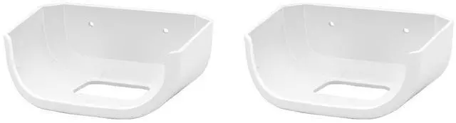 Main image of Holicfun Wall Mount for eero 7 - No Drill Adhesive & Screw Mounting Kit for eero 7 Mesh WiFi Router, Space-Saving ABS Plastic Bracket (2-Pack)