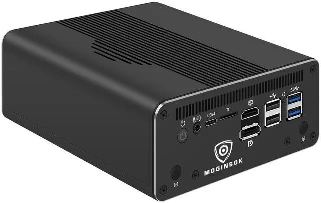 Alt view image 3 of 5 - MOGINSOK MGNAS14 10Gbe Router Micro Firewall Appliance with Intel 14th Gen Core Ultra 5 125H, AI MINI PC with 2x10Gbe SFP+ 2xDDR5 RAM M.2 PCIe 4.0 SSD USB4 Support Pfsense|OPNsense|Openwrt|Windows