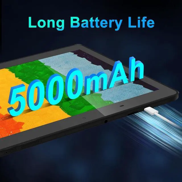 Alt view image 5 of 5 - YYSWIE 10.1 Inch Android 14 Tablet with Stylus Pen, 6GB RAM, 32GB+128GB Expandable Storage, Quad-Core, 5000mAh, IPS HD,Dual Camera, Bluetooth, WiFi, Google Certified