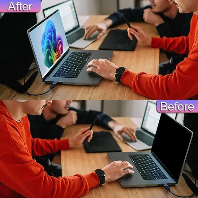 Alt view image 5 of 5 - KEANBOLL 14 Inch Magnetic Privacy Screen for Laptops (16:10) - Removable Anti-Glare Filter with Blue Light Reduction | Compatible with HP, Dell, Acer, Asus, Samsung, Lenovo Laptops etc