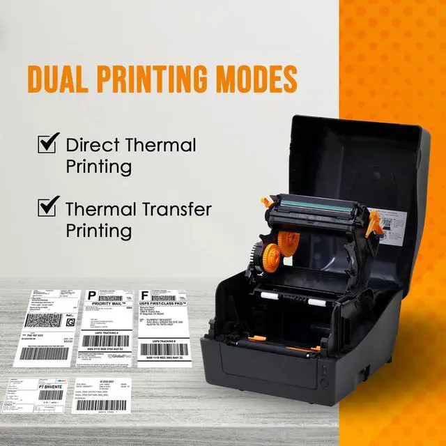 Alt view image 2 of 5 - ARGOX CP-2140EX Pro Thermal Label Printer for Shipping 4x6 LabelsTransfer & Direct Thermal PrintingHigh-Speed Barcode Printer for USPS, FedEx,UPS,Amazon,EbayUSB, RS-232Label, Tags, Barcodes&More