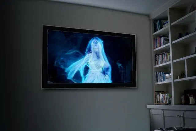 Alt view image 2 of 5 - AtmosFX® Ghostly Jump Scares Halloween Digital Decoration on USB Includes 8 Atmosfx Video Effects for Hallloween