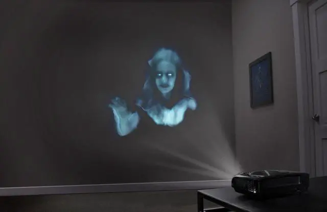 Alt view image 4 of 5 - AtmosFX® Ghostly Jump Scares Halloween Digital Decoration on USB Includes 8 Atmosfx Video Effects for Hallloween