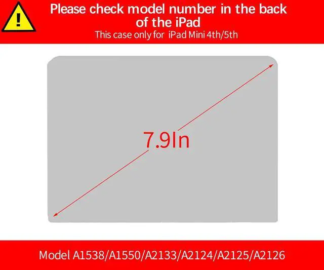 Alt view image 2 of 5 - Berkin Arts Compatible with iPad Mini 4th/5th Generation (7.9 Inch) Case 2019 2018 2017 2016 2015 Folio Case Premium Leather Cover Post-Impressionism Blue Lightweight (The Starry Night by Van Gogh)