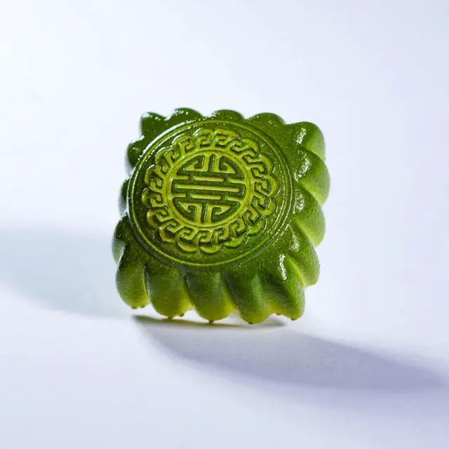 Alt view image 5 of 5 - Mid-Autumn Festival Green Mooncake Artisan Keycap R1 SA Profile Custom Cute Keycaps 1U ESC Handmade Gaming Resin Key Cap Cherry MX Switch Compatible Mechanical Keyboard Lover Gift