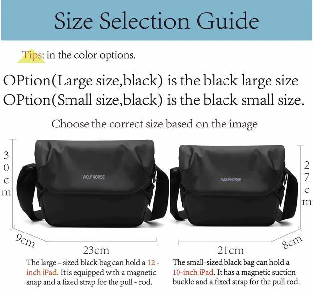 Alt view image 3 of 5 - SAIA TIAN Briefcases Lightweight Men's Laptop Bag Water Resistant Crossbody Computer Work Office Bag with Shoulder Strap (Large)