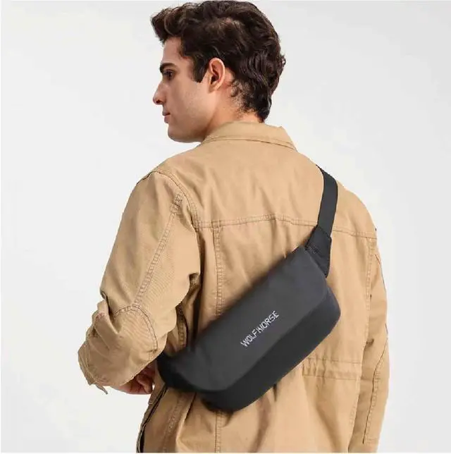 Alt view image 4 of 5 - SAIA TIAN Briefcases Lightweight Men's Laptop Bag Water Resistant Crossbody Computer Work Office Bag with Shoulder Strap (Large)