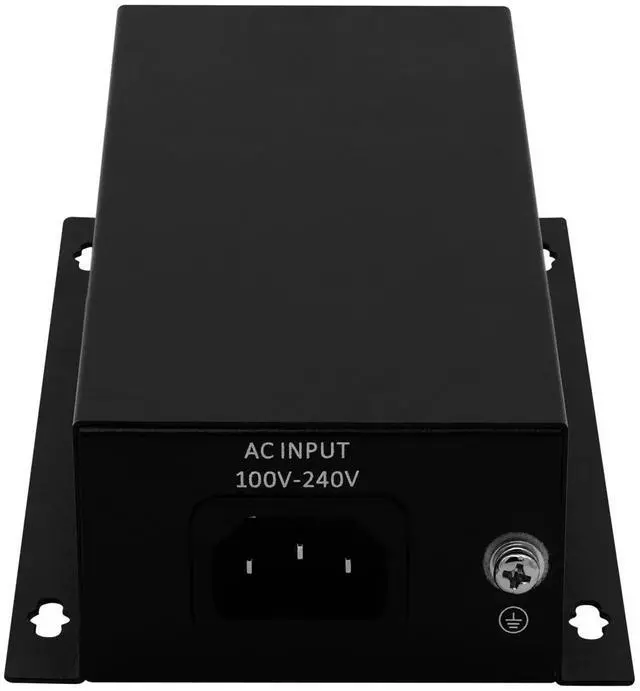 Alt view image 4 of 5 - 10G POE++ Injector, IEEE802.3af/at/bt 90W, Converts a Non-PoE Port to A PoE++ 10G Port, High Power Gigabit PoE Injector for IP Cameras, Wireless Bridge, Access Control, Desktop,Wall-Mount