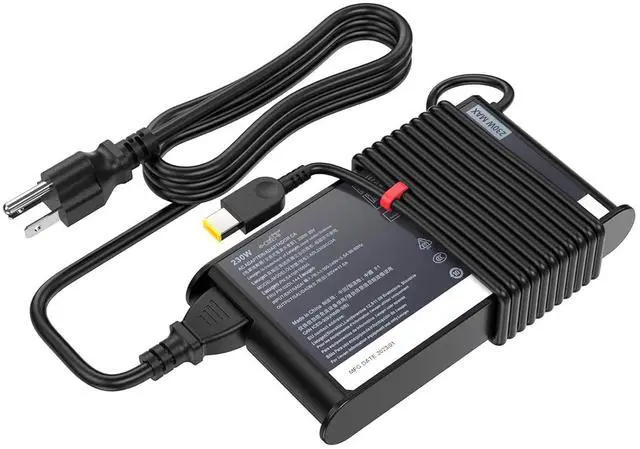 Main image of Slim 230W for Lenovo Legion 5 5i 7 Slim 5 Slim7 Y7000p Y9000K Legion C7 S7 Y545 5i Y545 Y550 ThinkPad X1 P1 P15 P17 P52 P53 P71 P72 P73 ThinkBook 16p 20V 11.5A Laptop Power Supply Adapter