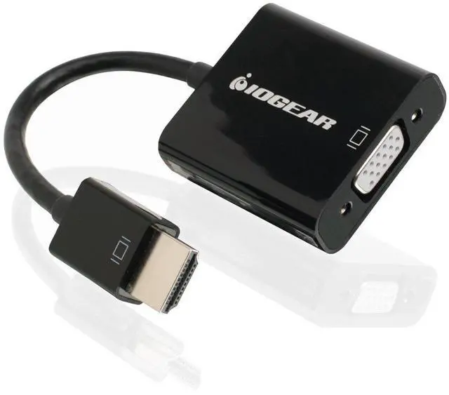 Alt view image 3 of 4 - IOGEAR HDMI (M) to VGA (F) Adapter - 2 Channel Audio Via 3.5mm Stereo Output - Compatible for Desktop - Laptop - Monitor - Projector - HDTV, Chromebook, Raspberry Pi, Roku, Xbox and More - GVC311